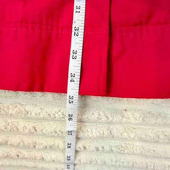 Tommy Hilfiger Womens Pink Belted Trench Coat American Classics Jacket Large - Picture 5 of 6